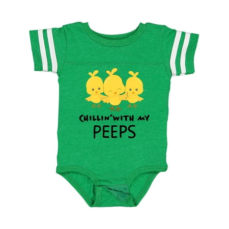 

Inktastic Chillin with My Peeps Gift Baby Boy or Baby Girl Bodysuit