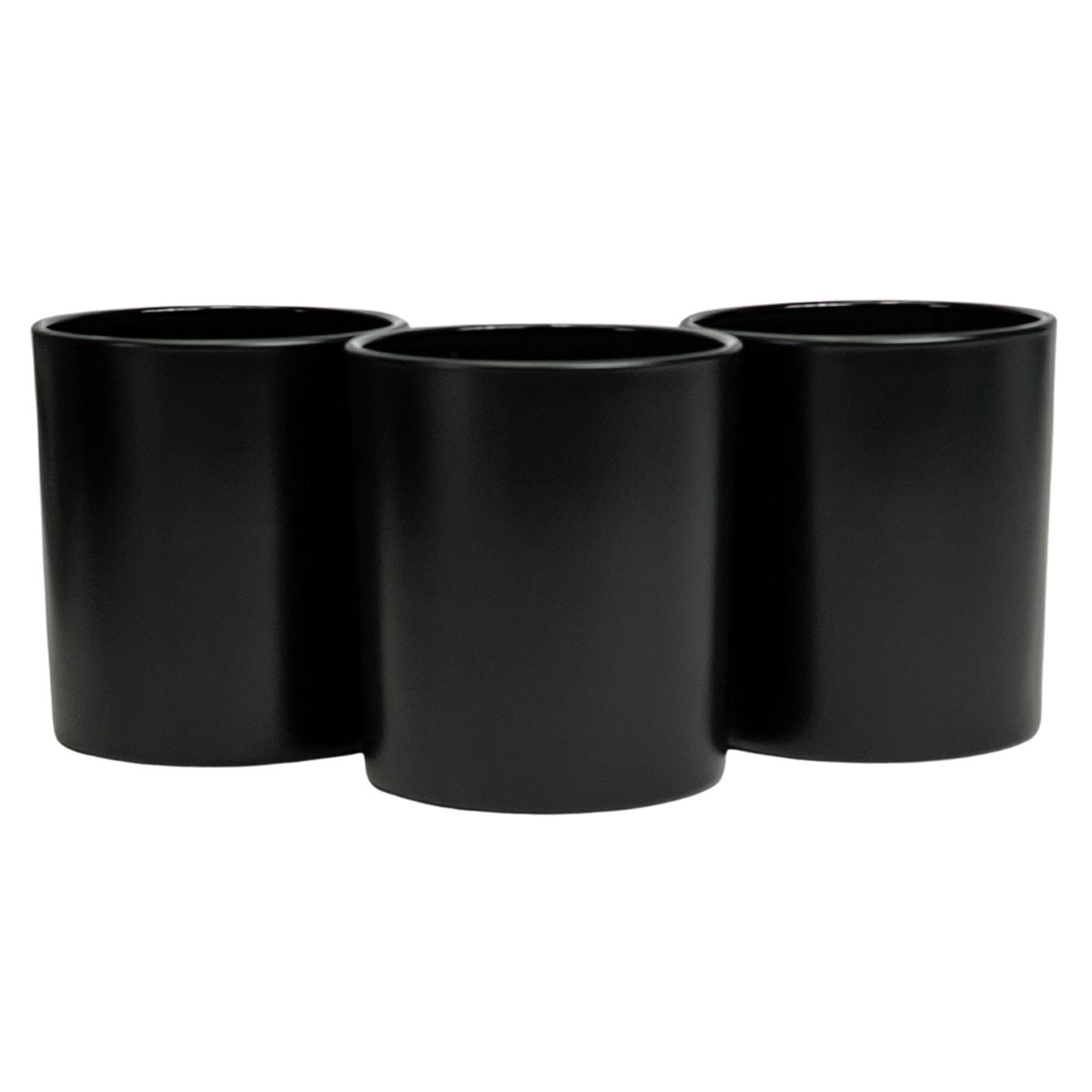 14 oz. Havana Matte Black Empty Candle making Jar candle vessels for DIY candle-making projects (Box of 12) FREE SHIPPING