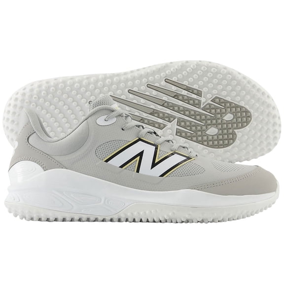 New Balance Mens 3000V7 Baseball Turfs Grey/White 12