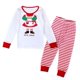 thumbnail image 1 of Pijamas de Papá Noel para niños y niñas, ropa de dormir de manga larga y pantalones de algodón, de 2 a 7 años, 1 of 4