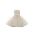 thumbnail image 3 of SAYOO Little Girls Formal Party Dress, Sleeveless Round Neck 3D Flower Princess Tulle Dress, 3 of 9