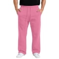 thumbnail image 2 of GrmtClth Sweatpants for Men Loose Straight Leg Baggy Joggers Elastic Drawstring Waist Workout Running Daily Casual Sweat Pants Pink S, 2 of 4