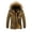 Khaki, variant on Winter Warm Coats Men's Winter Thickened Plus Size Padded Windproof Warm Cotton Padded Coat,Size M-5XL