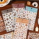 thumbnail image 2 of Retro Scrapbooking Sticker Adhesive Paper Sticker For Notebook Journal Planner Photo Album Memory Book Decoration Multicolor, 2 of 4