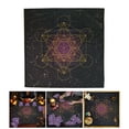 thumbnail image 2 of Drawstring Tarot Bag Jewelry Storage Tabletop Decorative Tablecloth Game Card Bag Small Wedding Bag Tarot Card Dices Bag, 2 of 9