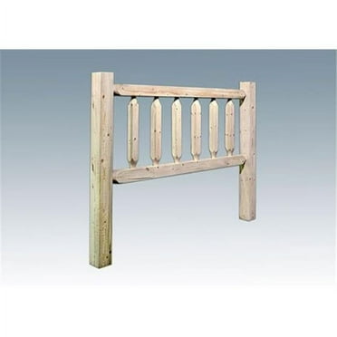 Montana Woodworks Homestead Collection Headboard with Laser Engraved