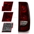 thumbnail image 3 of ANZO 2003-2006 Chevrolet Silverado 1500 Taillights Taillights Dark Red/Clear Lens (OE Style) (Pair), 3 of 5