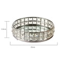 thumbnail image 4 of Bandeja de almacenamiento de cristal con espejo, joyería adornada, baratija, de decoración para dormitorio, pta Zulema Bandejas decorativas, 4 of 7