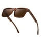 thumbnail image 1 of Vidrios cuadrados polarizados de madera de la moda casual de las gafas de sol, hechos de bambú, 1 of 5