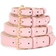 thumbnail image 5 of Collar de cuero para perros pequeños, medianos y grandes, ajustable, hecho de cuero suave y transpirable. Collar clásico para cachorros, acolchado e impermeable. Collar para mascotas., 5 of 5