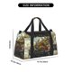 thumbnail image 3 of Easygdp Floral Rhino With Birds Bolsa de Gimnasio, Bolsa de Viaje Duffel, Bolsa de Fin de Semana con Compartimentos, Bolsa de Mano para Noche, 3 of 7