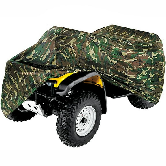 NEH Heavy Duty Waterproof Superior ATV Cover Fits Up To 99" Length 4-Wheeler 4X4 Camouflage Color, Compatible with Polaris, Suzuki, Yamaha, Kawasaki, Honda, ATV Cover Rancher, Foreman, FourtraX