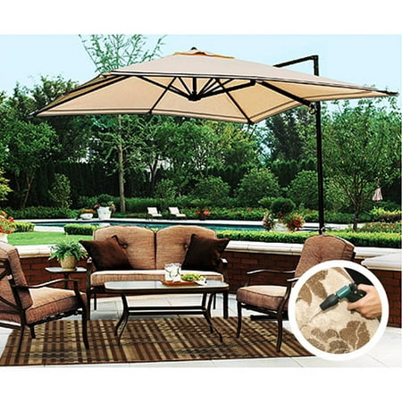 Basketweave / Area Indoor/Outdoor Rug