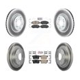 thumbnail image 1 of Transit Auto Front Rear Ceramic Pads and Coated Disc Brake Rotors Kit for Car Honda Civic Acura ILX KGA-101906, 1 of 11