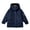 Dark Blue, variant on Auroural Boys Coats Size 10-12 Winter Children's Winter Solid Color Long Sleeves Hooded Zipper Quilted Coat Keep Warm Coat Kids 3-12 Year
