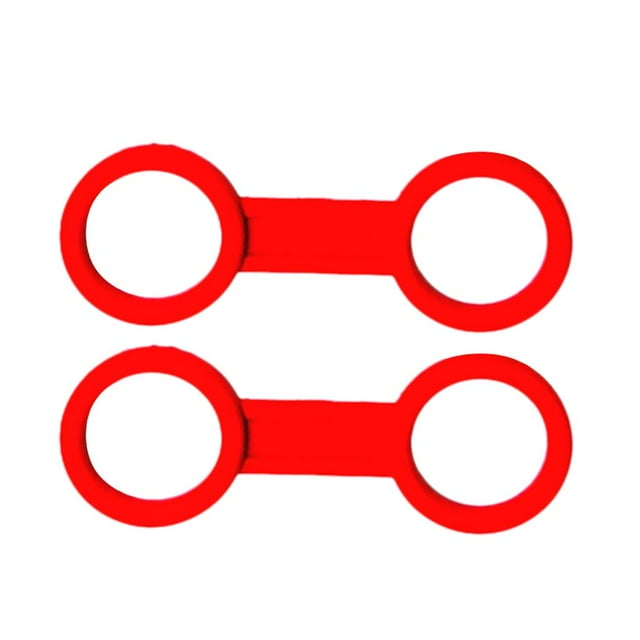 koolsoo 2pcs/set Red Snorkel Clip Keeper Holder for Attaching to A Diving