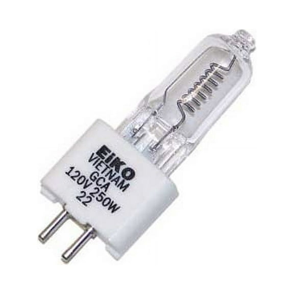 EIKO GCA 120V/250W T3-1/2 G5.3 Base Audio Visual Photographic Lamp