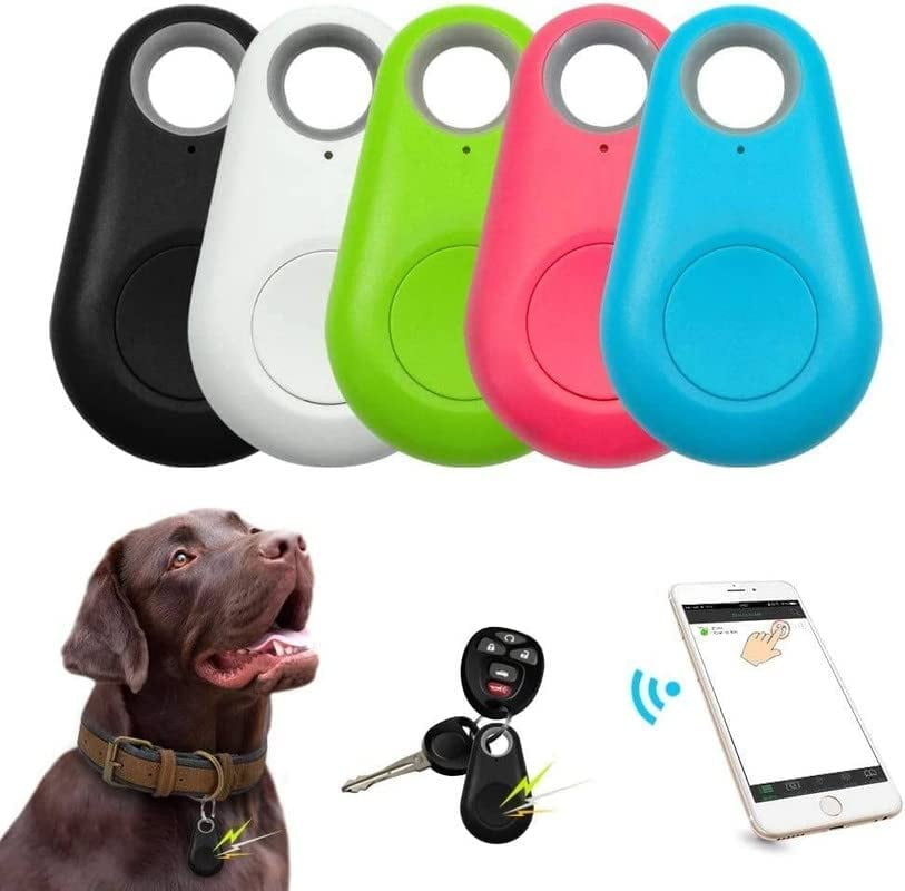Mini Item Finder, Dog GPS Tracking Device, No Monthly Fee App Locator, 2022  Upgraded Portable Bluetooth Intelligent Anti-Lost Device for Luggages/ Kid/  Pet Bluetooth Alarms (1-Pack, Black) 
