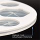 thumbnail image 5 of Cepillo de maquillaje Secado Rack Acrílico Pintura Cepillo Secado Rack de 14 orificios Stick y Rack Dry Cepillo Cepillos Cosméticos Soporte Arte Decking Rack Blanco kenally CE001643-02, 5 of 7