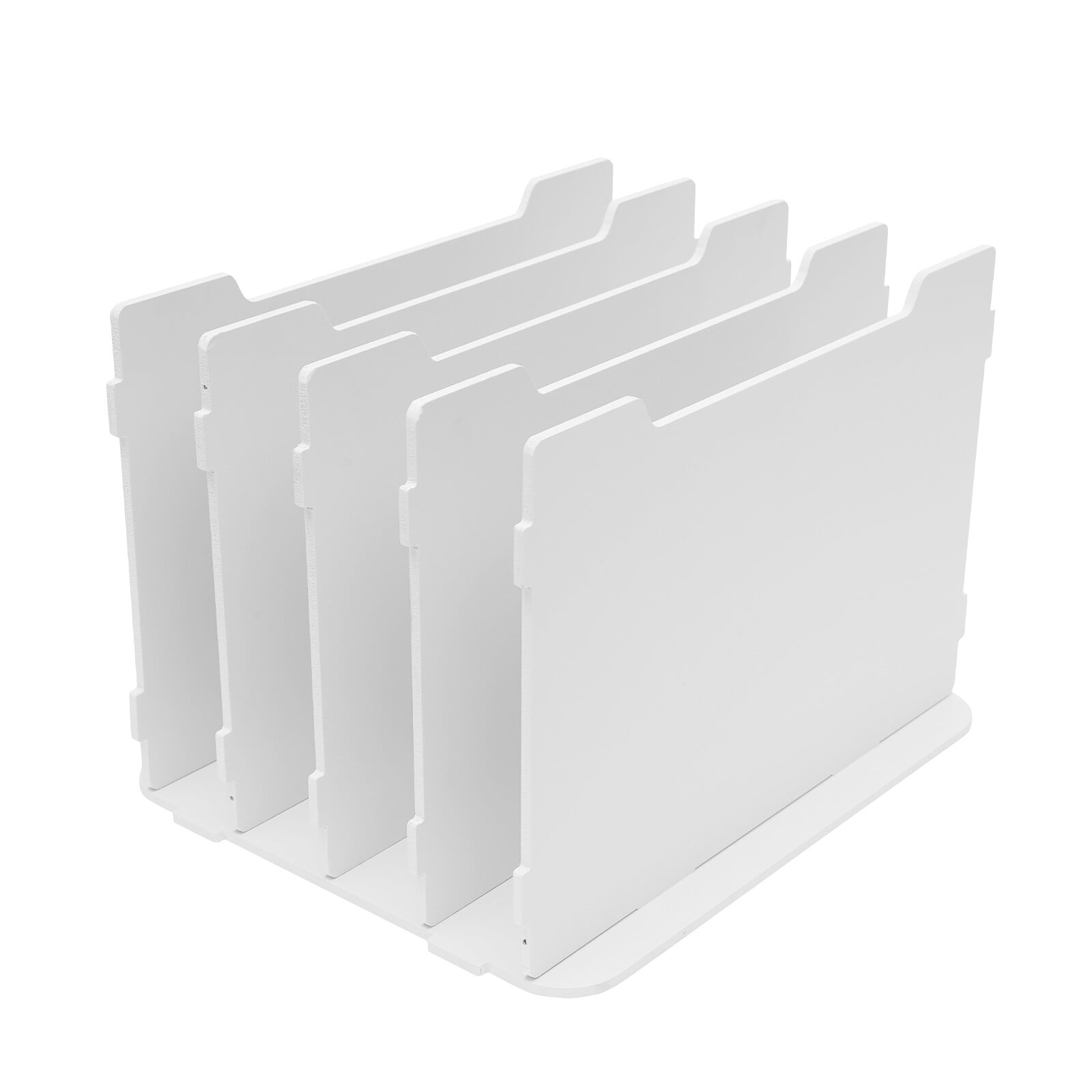 Miumaeov 5 Tiers Stackable File Organizer Tray Desk Desktop Paper Document Tray Holder
