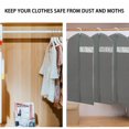 thumbnail image 4 of PEACNNG 6 Pack Small Translucent PEVA Garment Bags for Closet Storage （S 24‘‘ x 35 ‘‘）, 4 of 5