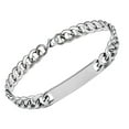 thumbnail image 6 of opvise Men Mirrored Stainless Steel Chain Bracelet Bangle Party Jewelry Gift, 6 of 7