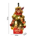 thumbnail image 3 of Árbol de Navidad Artificial de Mesa con Luces Led, Ideal para Decorar Interiores y Fiestas., 3 of 7