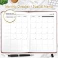 thumbnail image 4 of Naler 2027 Daily Hourly Planner 5.7"x 8.3" - One Page a Day (12 Month),Hardcover A5 Weekly Monthly Diary Planner Agenda Notebook,Brown, 4 of 8
