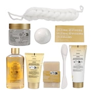 Spa Luxetique Bath Gift Sets for Women, 8 Pcs Vanilla Scent Self Care Kits Gifts for Mom