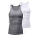 thumbnail image 2 of Penkiiy 2 Pack Camisetas de compresión atlética para hombres Entrenamiento sin mangas Tanque Top Sports Base Layer Running Basketball, 2 of 7