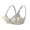 40-Gray, variant on YWDJ Sleep Bras for Women Plus Size Comfy Bras Wireless Lounge Bras Adjustable Straps Half Cup Push up Wrap Comfortable Bras Padded Plus Size Comfortable Bras Solid Bras Gray 2XL