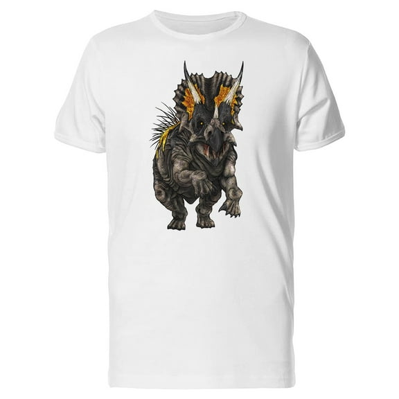 Illustration Of A Triceratops Tee Men's -Image by Shutterstock