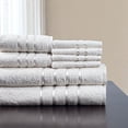 thumbnail image 3 of Juego de toallas de baño Lavish Home, 100% algodón, 650 g/m², 3 of 3