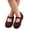 Brown, variant on Kids Girls Orange Mary Jane Flats Non-Slip Ballet Soft Elastic Strap,Size 24