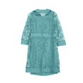 thumbnail image 4 of Tponi Women'S Formal Dresses Shirt Dress Regular Crew Neck Bell Set-In Sleeve Blue Girls Dresses M, 4 of 4