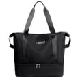 thumbnail image 1 of Travel Duffel Bag with Bottom Shoe Compartment Weekender Toiletry Bag Carry On Tote Overnight Bag, 1 of 8