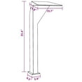 thumbnail image 6 of vidaXL Pool Fountain Waterfall Fountain Water Feature Stainless Steel Silver, 6 of 9