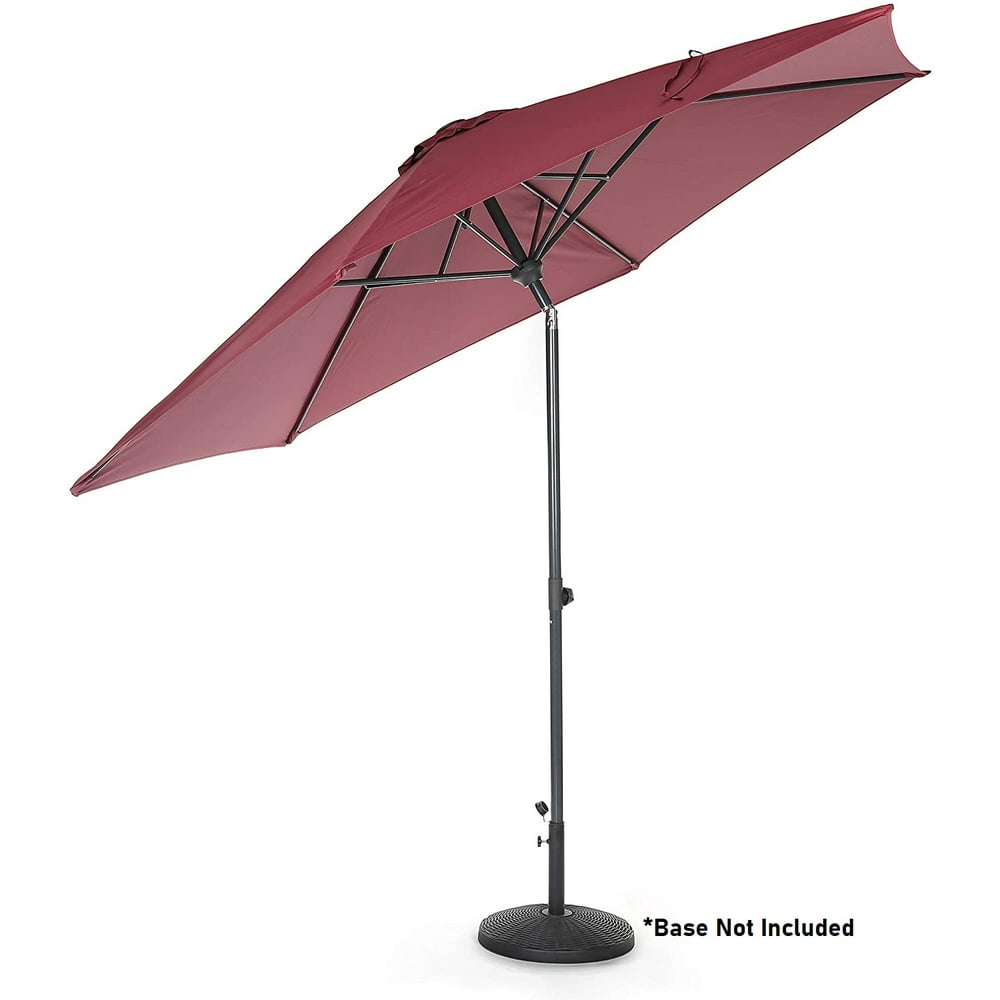 Home Zone Living 10ft Tilting Patio Umbrella, Instant Up & Down, Easy
