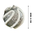 thumbnail image 3 of sruoe Christmas Tree Ornaments Balls, Christmas Ball Ornaments, Shatterproof Ornaments, Flocked Christmas Balls, Christmas Tree Hanging Baubles Ball for Party Holiday Decor, 3 of 5