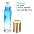 thumbnail image 4 of Uxcell 10mL Roller Bottles Glass Essential Oil Container, Blue 2 Pack, 4 of 5