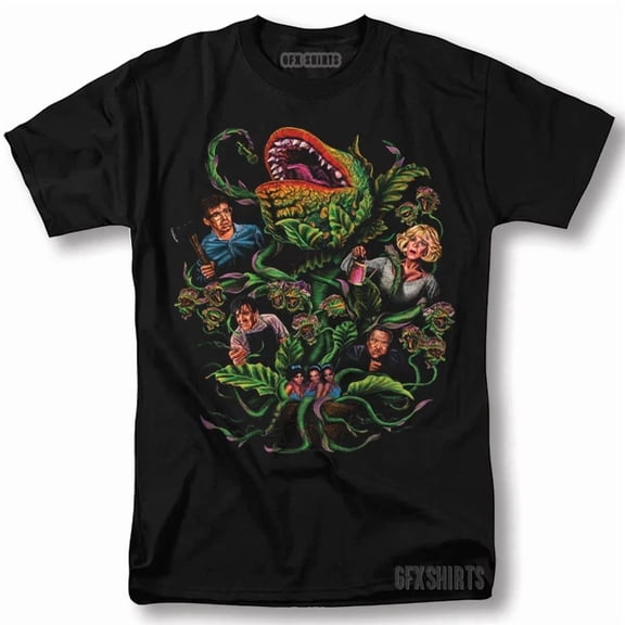 Little Shop of Horror Shirt Classic Horror Movie Vintage Graphic Design T-Shirt