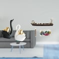 thumbnail image 2 of Figuras de barco cisne, adorno de mesa, artesanía, decoración para parejas, esculturas, quemadores, estatuas para estantería, entrada, armario, dormit, 2 of 8
