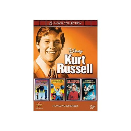Disney: Kurt Russell 4-Movie Collection - The Computer Wore Tennis Shoes / The Strongest Man In The World / Now You See Him Now You Don't / The Horse In The Gray Flannel Suit