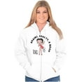 thumbnail image 4 of Brains Beauty & Betty Boop Cartoon Women Plus Size Zipper Hoodie Brisco Brands 5X, 4 of 5
