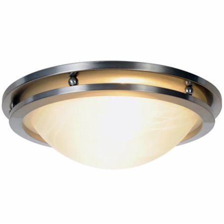 Contemporary Flush Mount Ceiling Fixture Max Two 60w Incandescent
