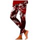 thumbnail image 1 of MKLEKYY Leggings de yoga con estampado rojo informal para mujer, 1 of 3