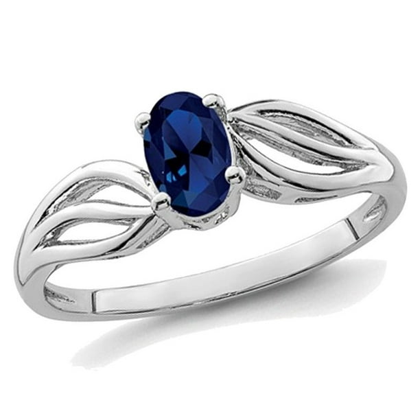 The fishing net ring with a blue sapphire- size 7 ready to ship