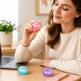 thumbnail image 5 of 2026 Upgraded Purple Holographic Glitter Dumpling Squishy Stress Ball, Sparkly Squeeze Fidget Toy, Soft Stretchy Decompression Dough for Anxiety Relief, Cute Novelty Sensory Toy for Kids and Adults, 5 of 7