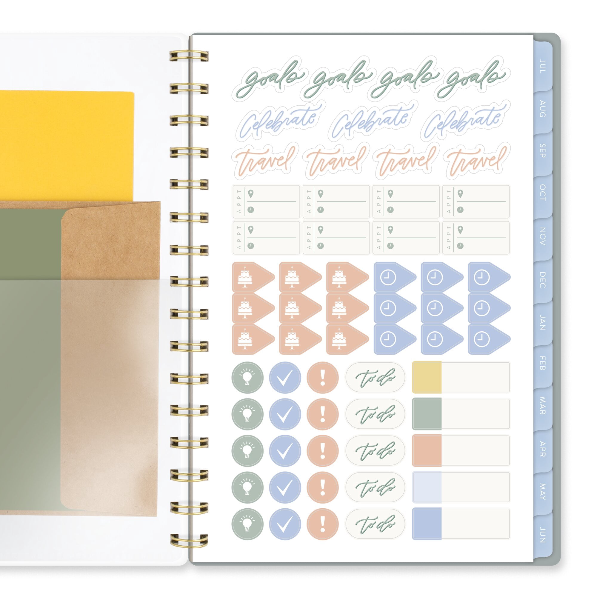 Leah Bisch for Mead Cambridge Academic 2026-2027 Weekly Monthly Planner Peony