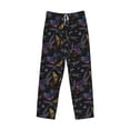 thumbnail image 4 of Xecao Lavender Flowers Men's Straight Lounge Pajama Pants: The Ultimate in Comfortable Sleepwear, 4 of 9
